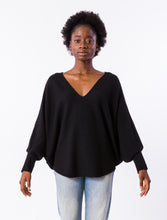 Load image into Gallery viewer, Dolman Sleeve V Neck Sweater