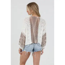 Load image into Gallery viewer, Light weight knit pullover sweater