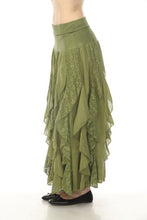 Load image into Gallery viewer, Cotton Ruffle Skirt