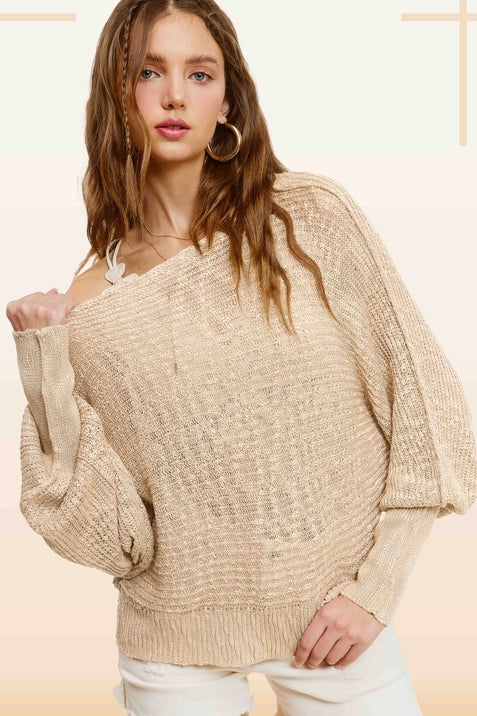 Dolman Sleeve Sweater