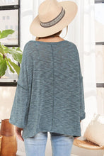 Load image into Gallery viewer, Oversized Slub Knit Tunic Top