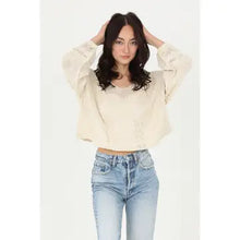 Load image into Gallery viewer, Light weight knit pullover sweater