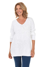 Load image into Gallery viewer, V-Neck Tunic Sweater