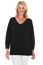 Load image into Gallery viewer, V-Neck Tunic Sweater