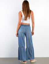 Load image into Gallery viewer, Flowy Pants Denim Pinstripes