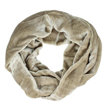 Load image into Gallery viewer, Silk Velvet Infinity Scarf