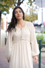 Load image into Gallery viewer, Lorena Long Cotton Dress