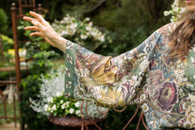 Load image into Gallery viewer, Love Grows Wild Cropped Kimono- Pixie