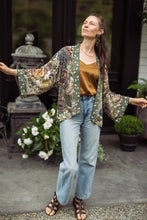 Load image into Gallery viewer, Love Grows Wild Cropped Kimono- Pixie