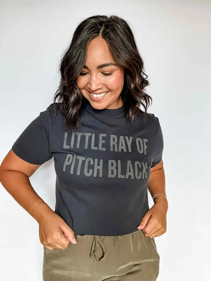 Little Ray of Pitch Black Graphic Tee