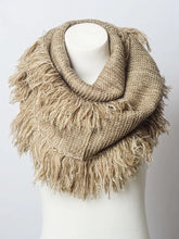 Load image into Gallery viewer, Marled Knit Infinity Loop Scarf