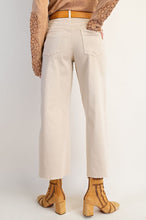 Load image into Gallery viewer, Button Front Stretch Twill Pants