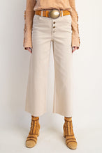 Load image into Gallery viewer, Button Front Stretch Twill Pants