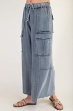 Load image into Gallery viewer, Mineral Washed Wide Leg Pants