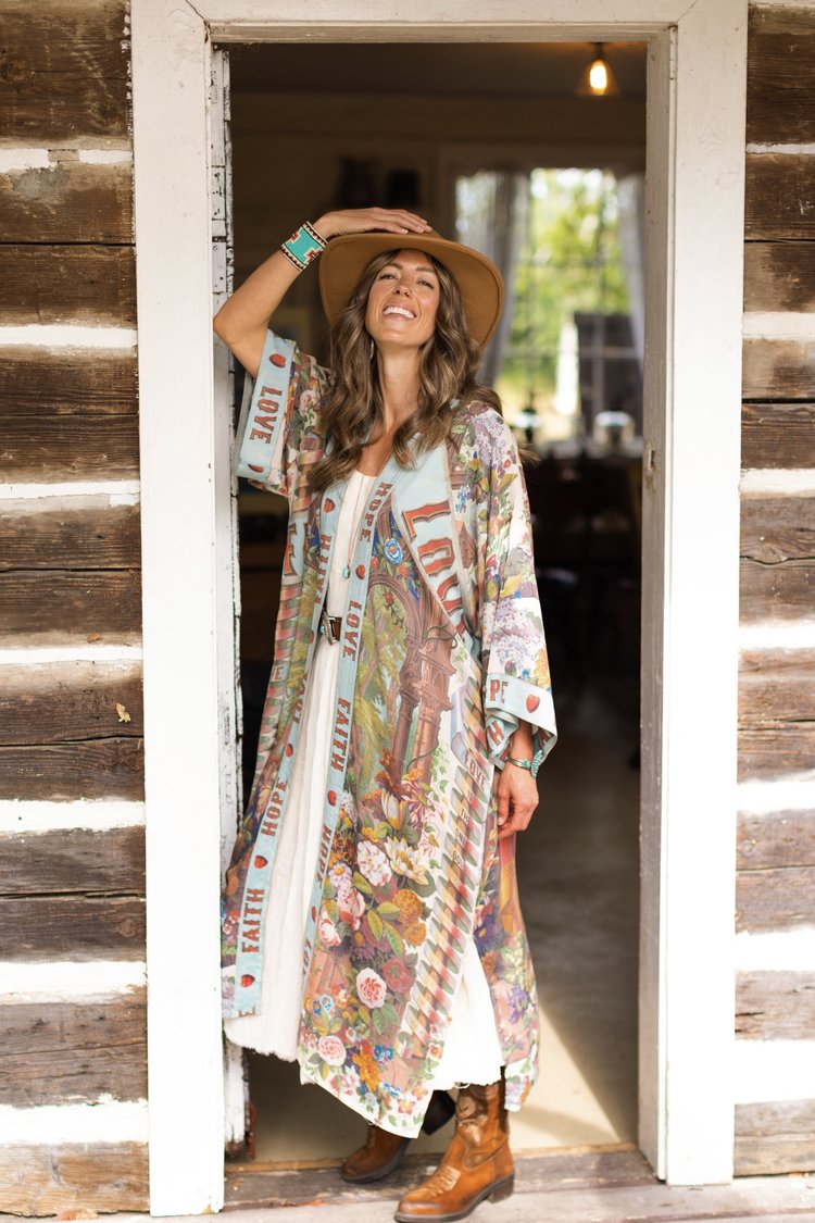 Love Language Long Kimono