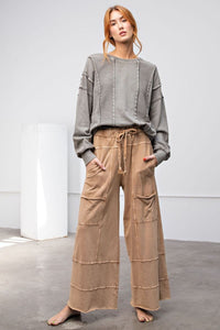 Mineral Washed  Pants