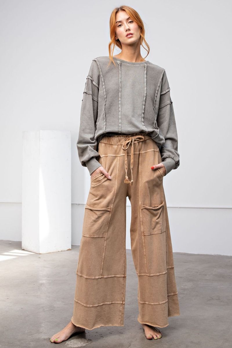 Mineral Washed  Pants