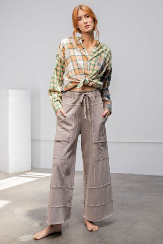 Mineral Washed  Pants